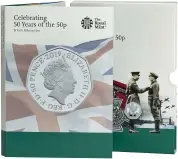 2019 B.U. 50 Years of the 50p 5-Coin British Culture - Military Set