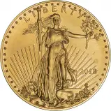 Obverse of 2018 1 oz Gold Coin Eagle Bullion