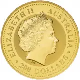 2007 Gold 2 oz Lunar Year of the Pig Perth Mint Bullion Coin obverse