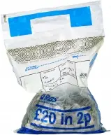 Bag of Silver Threepence Ordinary Circulation 