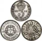 Reverse of Silver Threepence Ordinary Circulation 