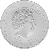 2014 Silver Bullion Ungraded 1 Kilogram Koala Coin Single Australia Perth Mint obverse
