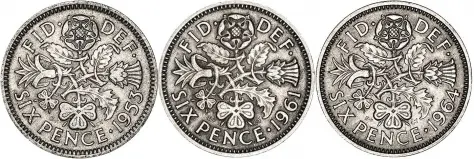 Elizabeth II Ordinary Circulation Sixpence 