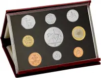 2002 Base Metal Queen Elizabeth II Deluxe Proof 9 Coin Set