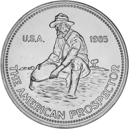 "American Prospector" Silver 1 Ounce  Rounds Engelhard obv