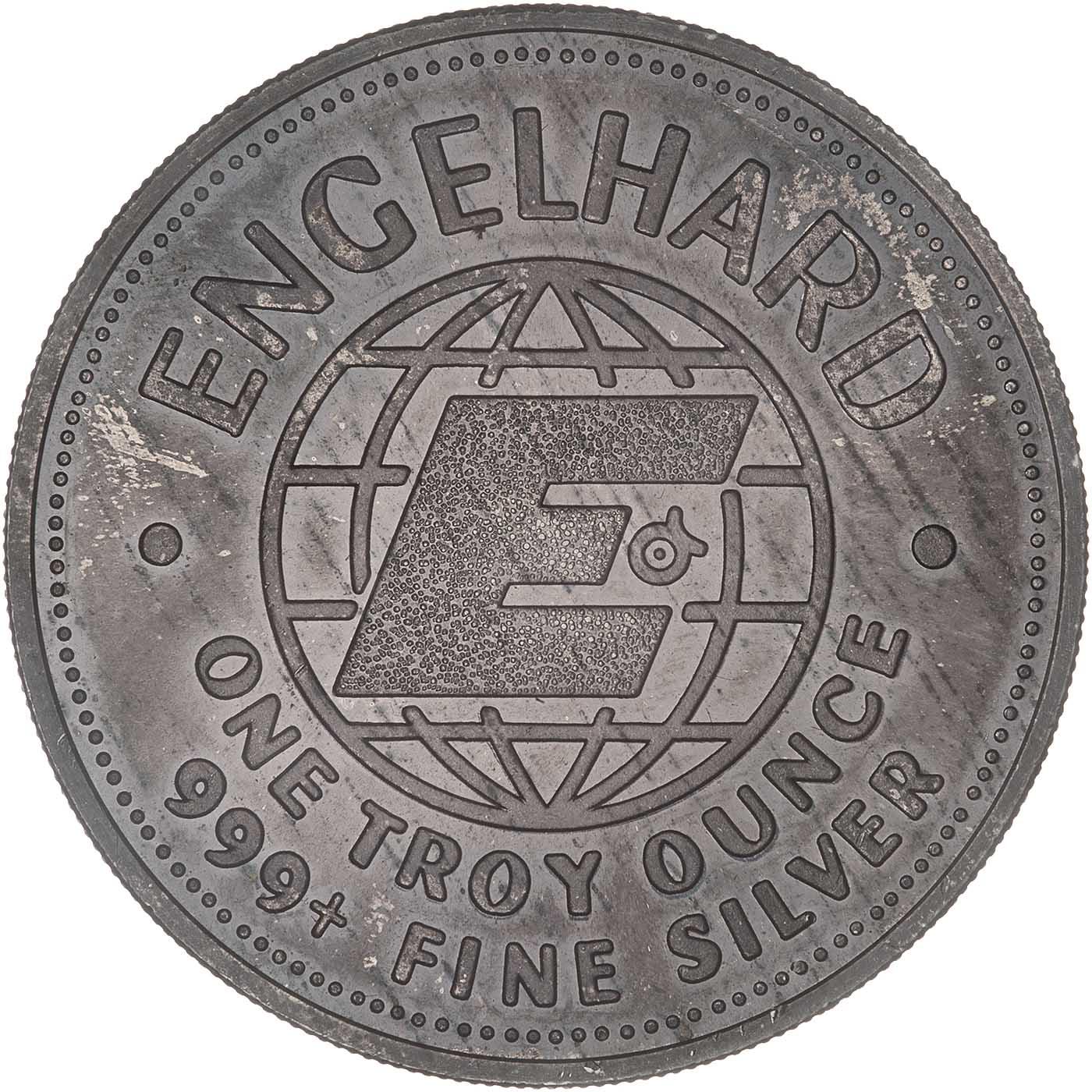 Engelhard Silver Brilliant Uncirculated 1 oz Coin | Chards