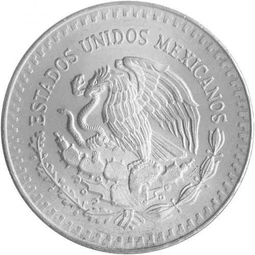 1985 Silver 1 oz Libertad Bullion Coin - Mexico reverse