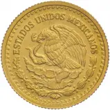2018 Gold Bullion Ungraded 0.05 Ounce Libertad  Coin Single Mexico reverse