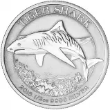 2016 Australian Tiger Shark 0.5 oz Silver Bullion Coin