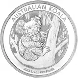 2013 0.5 oz Silver Coin Koala Bullion