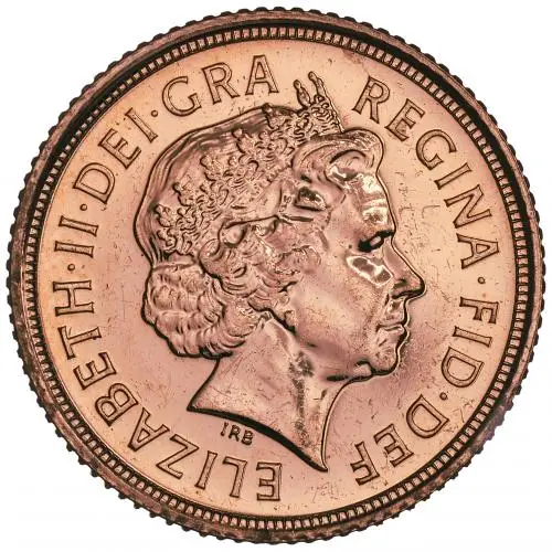 2012 Half Sovereign 'QEII Diamond Jubilee' Gold Coin obverse