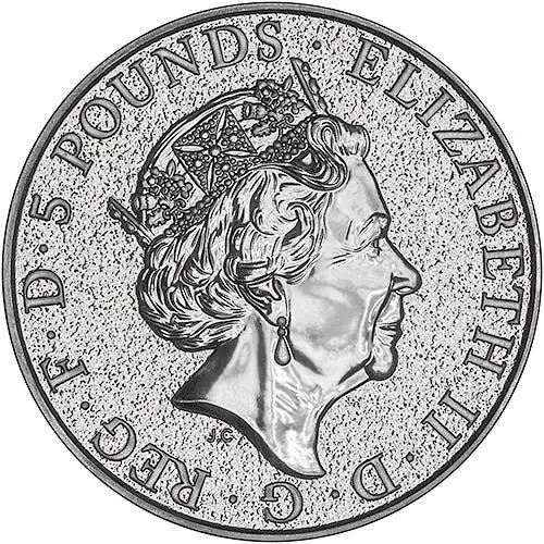 2017 2 oz Silver Coin Bullion Queen's Beasts - Griffin 25286