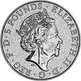 2017 2 oz Silver Coin Bullion Queen's Beasts - Griffin 25286
