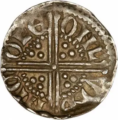 Reverse of Henry III Hammered Silver Penny